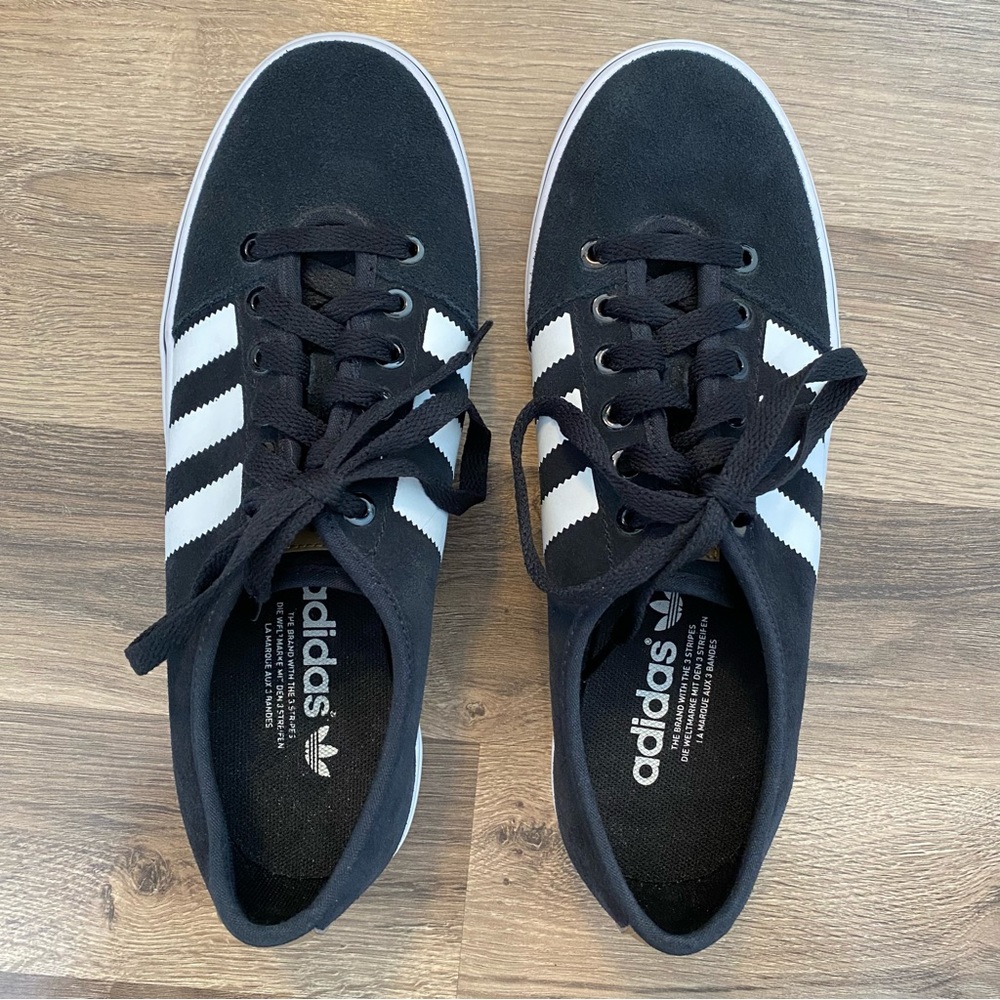 Adidas Adria Og Lo Suede Black Sneakers - Picture 11 of 12